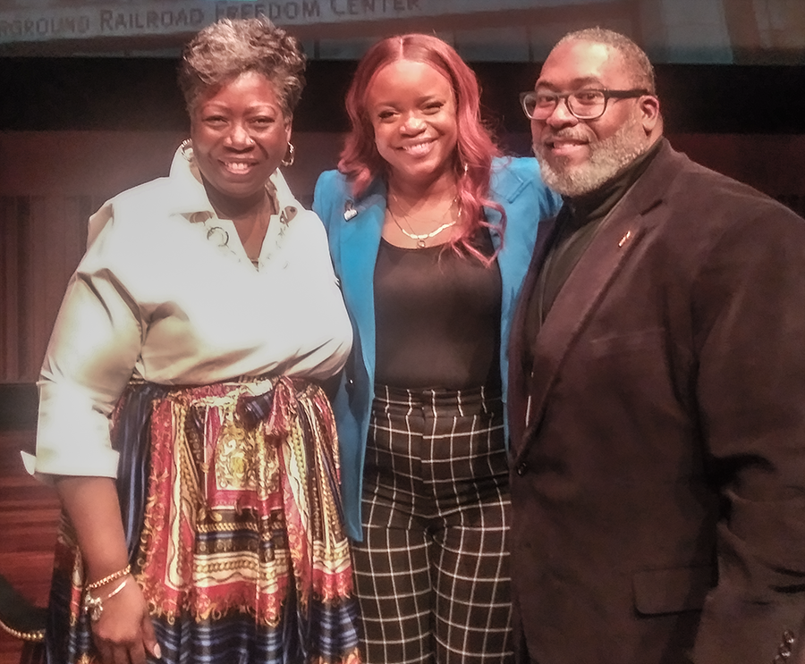 myunionedu's tweet photo. Union recently partnered with the @FreedomCenter to host its 2023 King Legacy Celebration. Brittany Packnett Cunningham @MsPackyetti led an inspiring keynote discussion moderated by Angie Brown @phenomenalcoach, #UnionInstitute Chief of Staff.
#UIU #MyUnion https://t.co/HIjz7ha02M