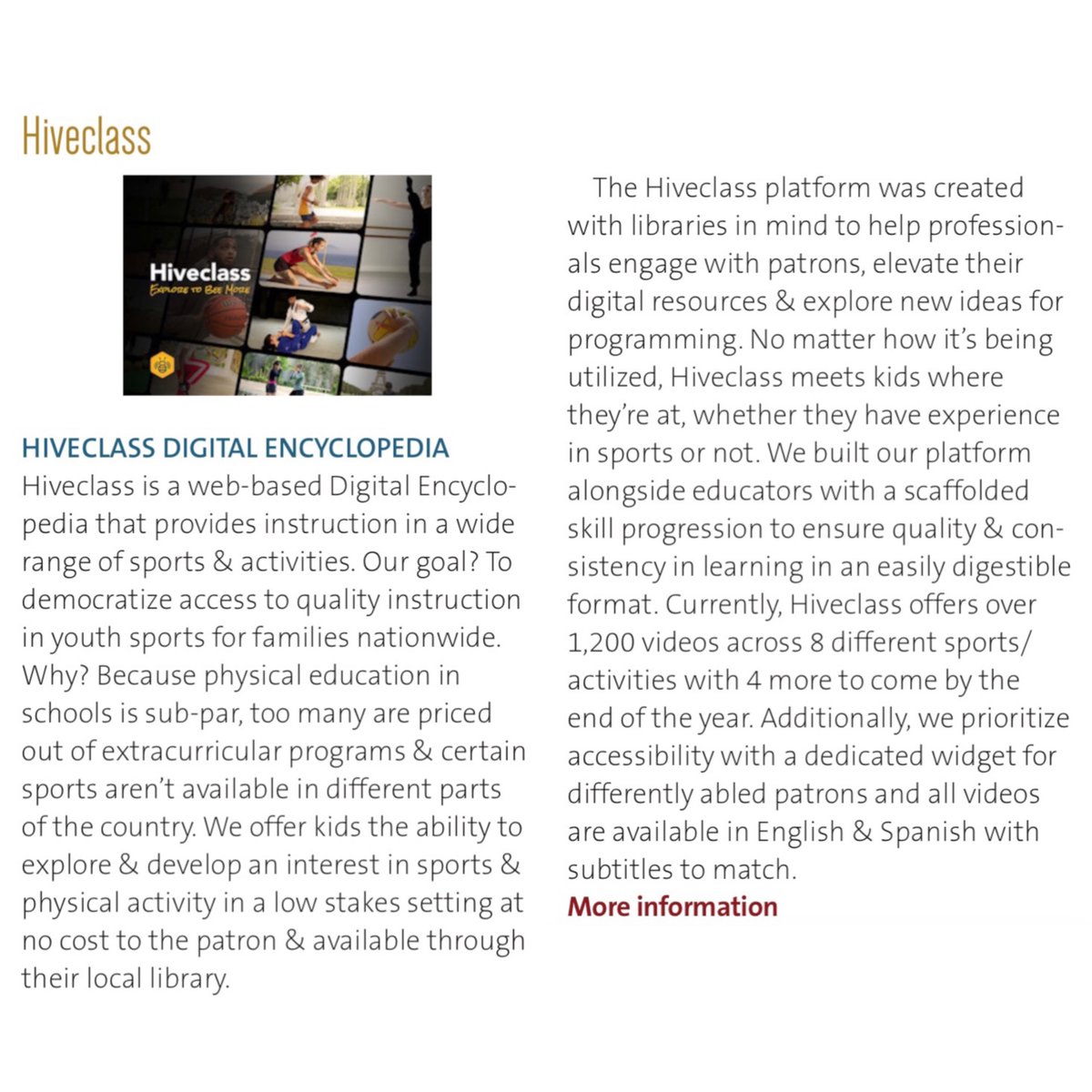 hiveclass's tweet image. #Hiveclass was awarded gold distinction at this year’s #ModernLibraryAwards. We’re so thrilled to receive our first award &amp;amp; share it with the world! 

You can view the full 2023 Modern Library Awards Issue at the following link: ow.ly/rbgf50MuiXM