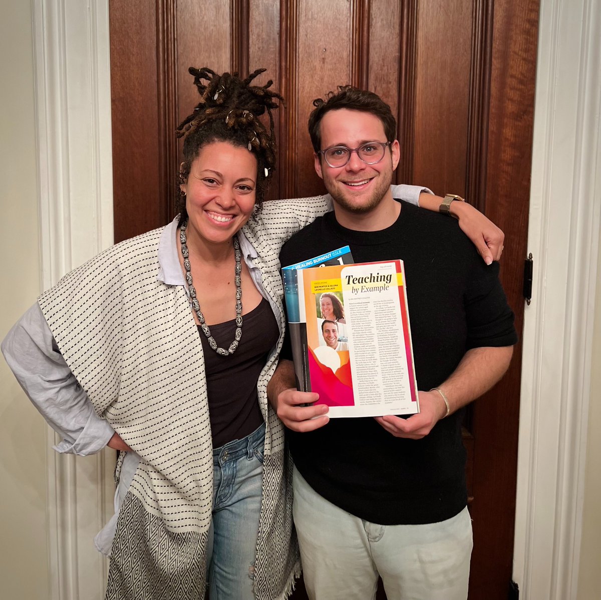 benwpainter's tweet photo. Honored to be named a “Rising Voice” by @MindfulOnline  alongside my wonderful colleague Selena La'Chelle Collazo.

I am so grateful that I get to spend my time making mindfulness an integral part of our education system. Supporters and teammates- thank you! https://t.co/P0hJ4vqp9h