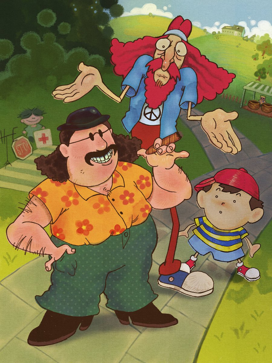 The Weirdos at Burglin Park #EarthBound #MOTHER2