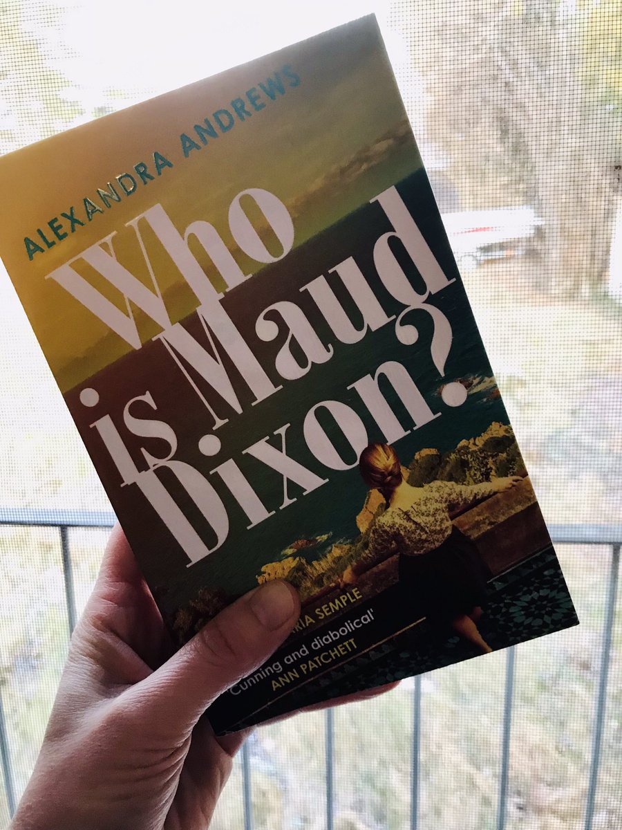 I listened to #WhoIsMaudDixon on #Audible and it was soooo good, so many Talent Mr Ripley vibes - I had to get the book. But it’s a different cover! Florence is a blonde on this one!