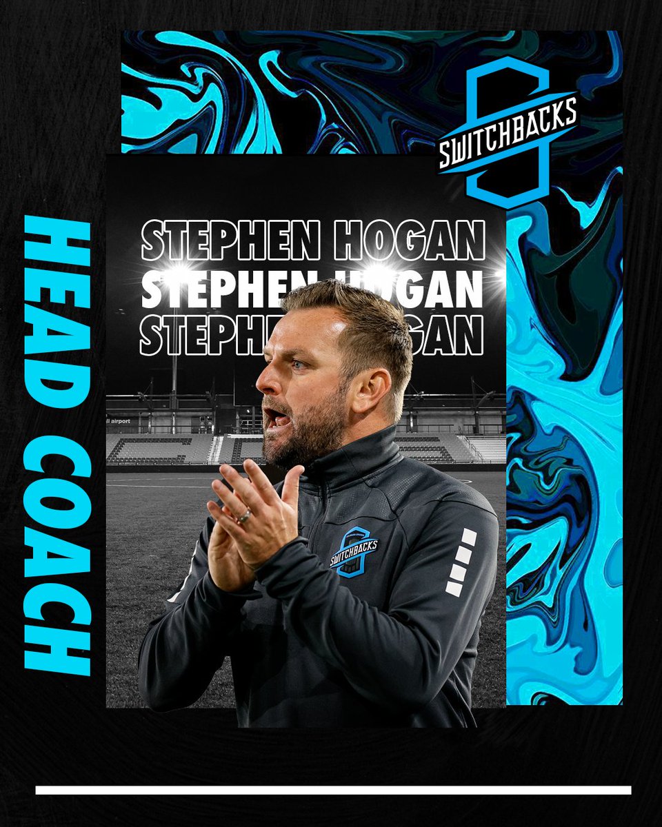 It is with great pride and excitement that we introduce Stephen Hogan as the fourth head coach in club history! Congratulations and welcome Head Coach Hogie! #mycitymyteam #SwitchbacksFC