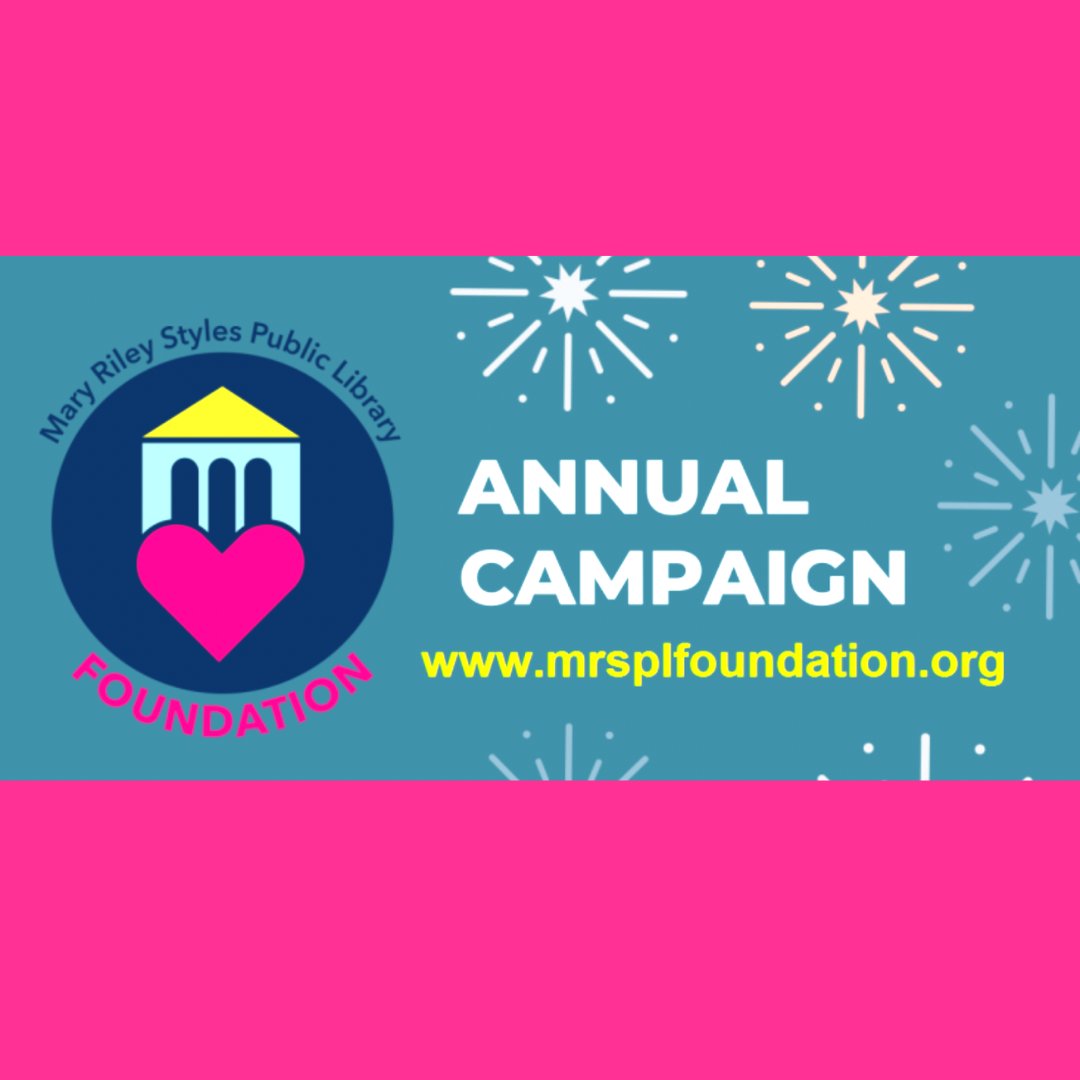 Love your Little Library? Want to fund library collections, technology, and programming?

Give to the Mary Riley Styles Public Library Foundation's Annual Campaign! 

mrsplfoundation.org/donate.html