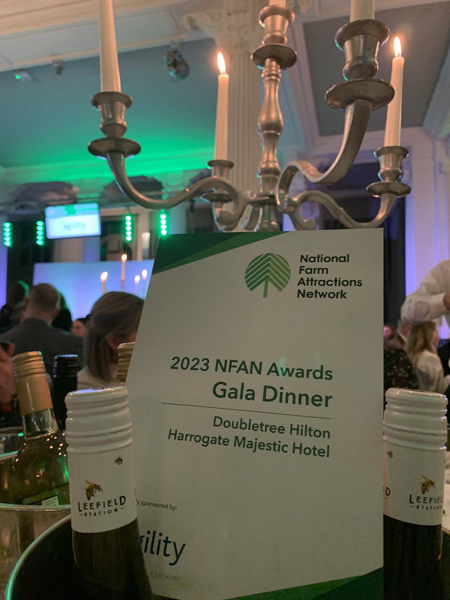 It’s the <a href="/NFANUK/">NFAN</a> annual awards tonight, representing over 200 farm parks across the UK. We are up for Large Farm Attraction of the Year, fingers crossed🤞#NFAN #awards
