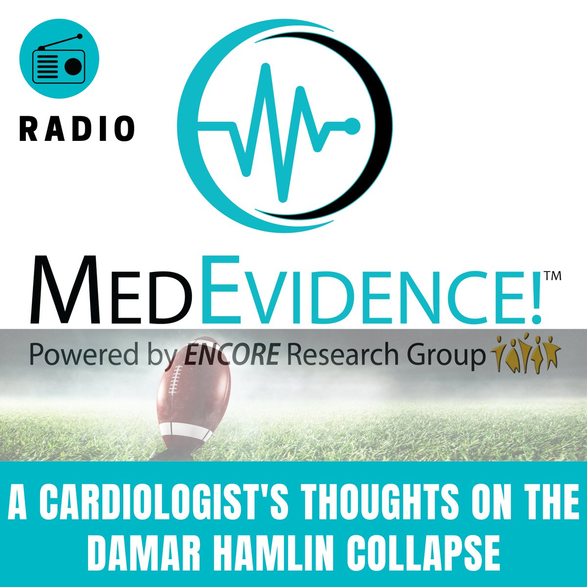 clinasyst's tweet photo. MedEvidence! Radio talks about Damar Hamlin's cardiac event during the football game. 
Learn:
🩺Commotio cordis
🩺Hypertrophic Cardiomyopathy
🩺Atrial Fibrillation
❤️Cardiovascular Health
🔊 https://t.co/qppMS82x6u
#MedEvidence #clinicaltrials #DamarHamlin #BuffaloBills https://t.co/LzXYcY3vHD