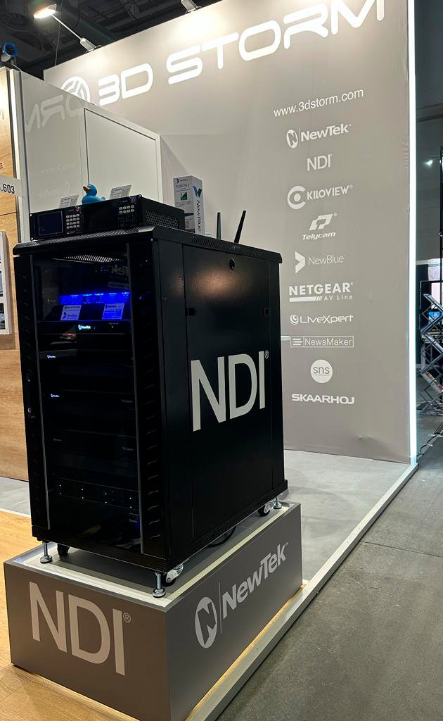3D_Storm's tweet photo. DAY 2 of #HamburgOpen2023, in Germany! 

👀 Get an exclusive demonstration of @NewTekInc  TriCaster Mini X &amp; the CaptureCast - 📌Hall B6, Stand 603

#ProAV #NDI #NewTek #VideoOverIP https://t.co/o6NWuseuzS
