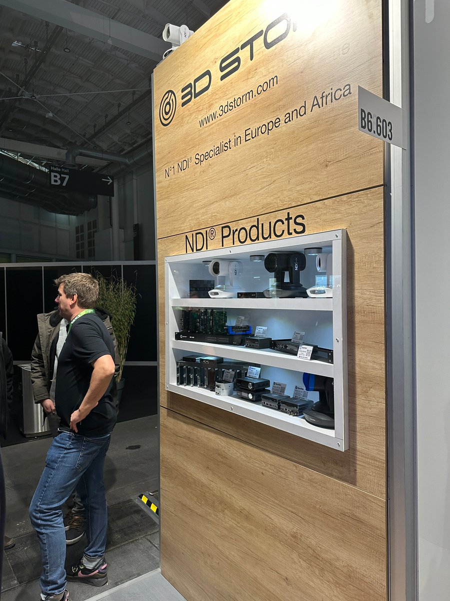 3D_Storm's tweet photo. DAY 2 of #HamburgOpen2023, in Germany! 

👀 Get an exclusive demonstration of @NewTekInc  TriCaster Mini X &amp; the CaptureCast - 📌Hall B6, Stand 603

#ProAV #NDI #NewTek #VideoOverIP https://t.co/o6NWuseuzS
