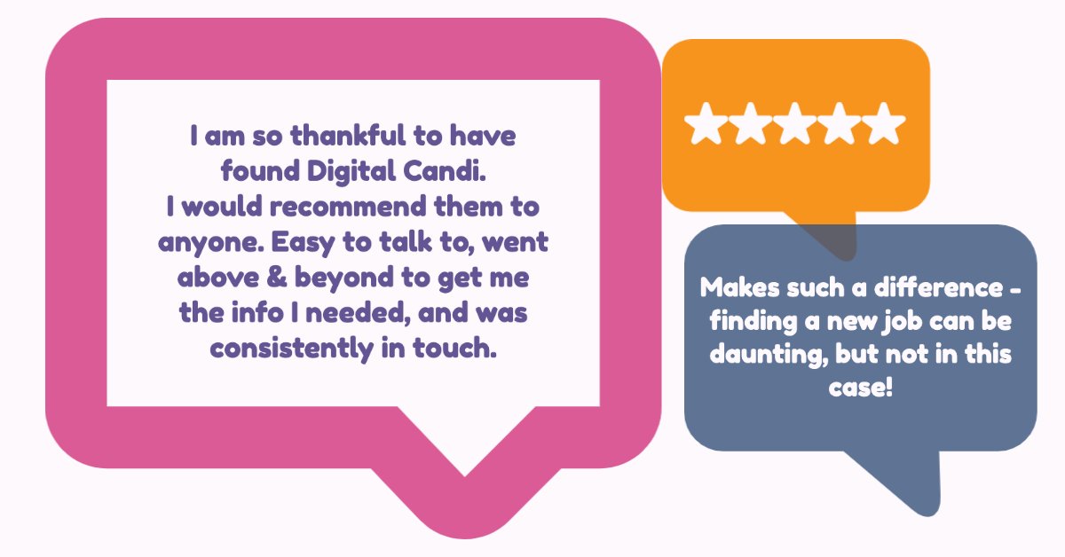 CandiB0X's tweet image. #PositiveReview 🥳
For more info on the roles we have: candibox.co.uk/jobs

#ProductDesign #CRMManager #UXDesign #PropositionManager #CandiBox 👀