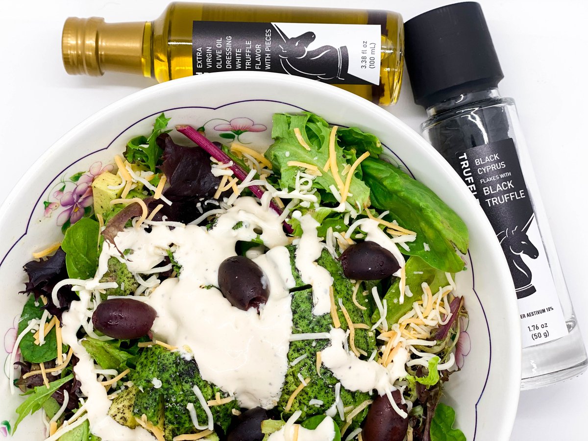 TruffletopiaNC's tweet photo. Looking for a way to add a flare to your salads and healthy eating? We've got you!

https://t.co/fOR4fvM5KU

#truffletopia #trufflefarm #northcarolina #truffleoil #trufflesalt #trufflesauce #sauceisboss #gourmetfood #gourmetpizza #gourmetpopcorn #healthyfood #healthyeats #salad https://t.co/crKG27lVei