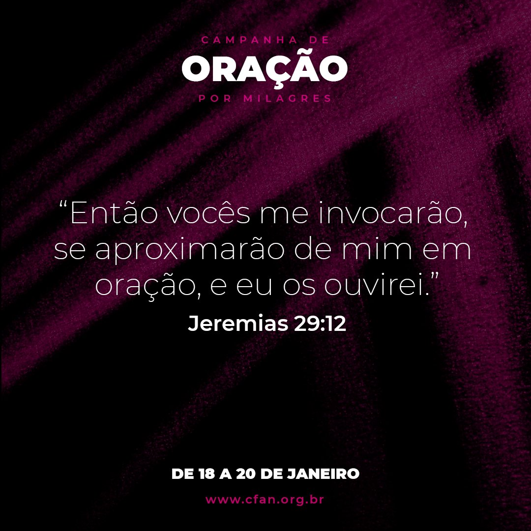 CfanBrasil's tweet photo. COMEÇAMOS HOJE NOSSO TEMPO DE ORAÇÃO!
Ainda dá tempo de enviar os seus pedidos, acesse o link  https://t.co/LiFnpwBrKw. Deus abençoe!

Equipe CfaN Brasil https://t.co/p5rW9V4NvG
