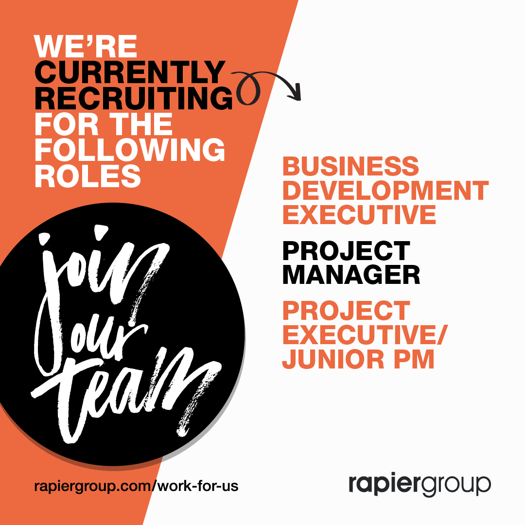rapiergroup (@rapiergroup) on Twitter photo We are #hiring again! 🥳 Know anyone who might be interested? Due to a number of newly awarded contracts, we're looking to recruit more superstars to join the <a href="/rapiergroup/">rapiergroup</a> team. Check out all the roles and apply here: hubs.la/Q01yrv0C0 We are #hiring again! 🥳 Know anyone who might be interested? Due to a number of newly awarded contracts, we're looking to recruit more superstars to join the <a href="/rapiergroup/">rapiergroup</a> team. Check out all the roles and apply here: hubs.la/Q01yrv0C0