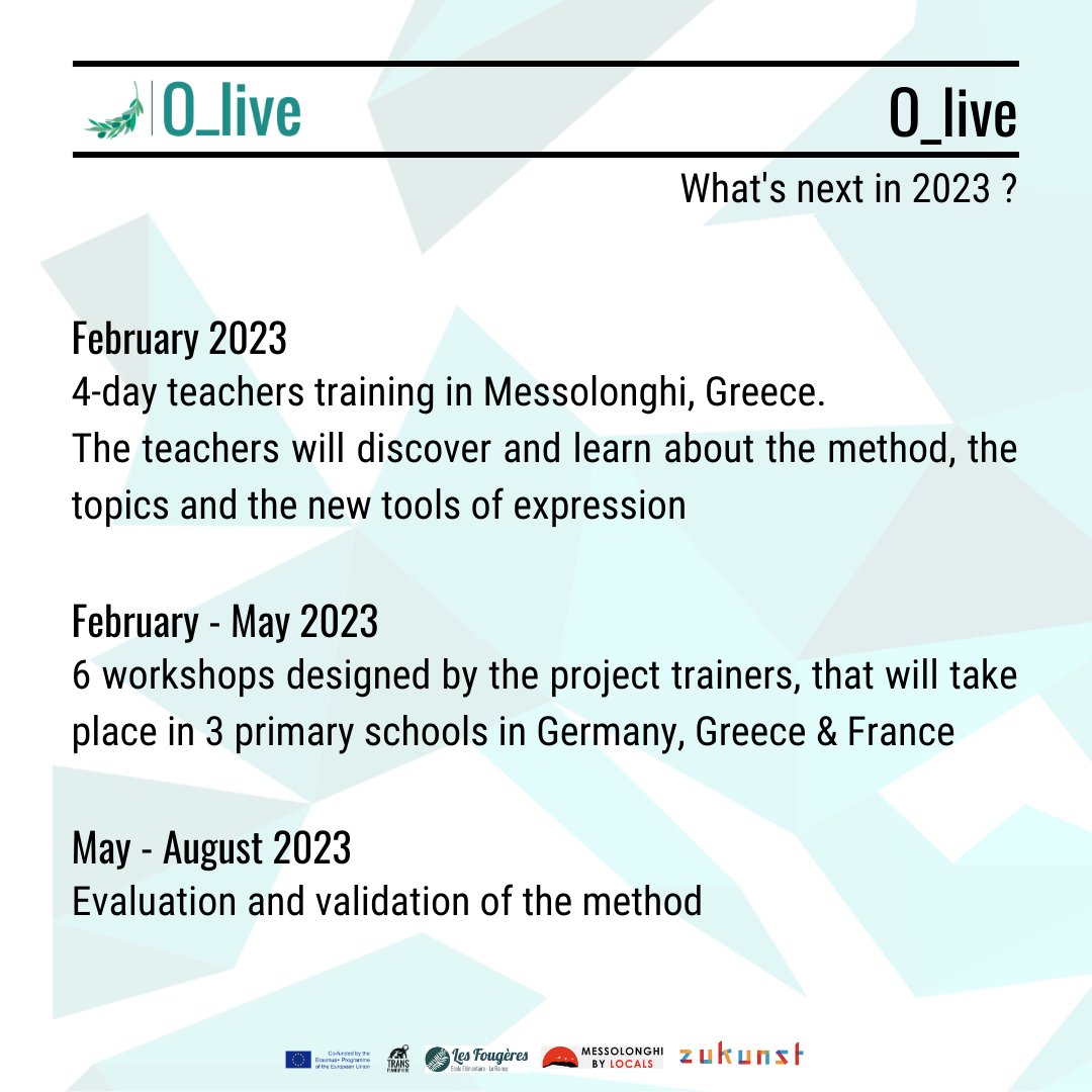 LaTranspla's tweet photo. The @O_live2023 project continues this year!
🙌 Read about the project and future events to come! https://t.co/Z5UkXNgEsq