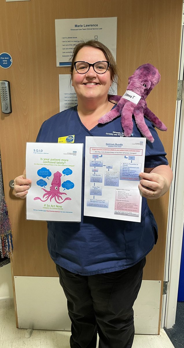 So proud that the Delirium Bundle has finally been introduced to all Adult areas at <a href="/nhsuhcw/">UHCW NHS Trust</a> 🎉 4AT, TIME, Abbey Pain Scale and a Prevention and Management Care Plan aim to improve detection rates, management and prevention of delirium #SQID