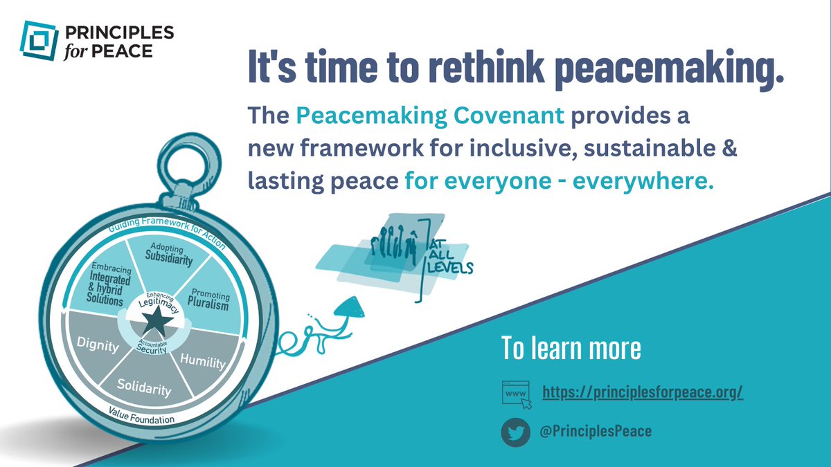 cmioffice's tweet photo. Almost half of all conflicts in the last 30 years have recurred. Therefore, it's time to rethink peacemaking.
We at CMI are proud to be part of a new initiative @PrinciplesPeace to forge lasting peace.
#PrinciplesforPeace23
👉 https://t.co/jFOgLFDeuw https://t.co/7yuffDK5m0