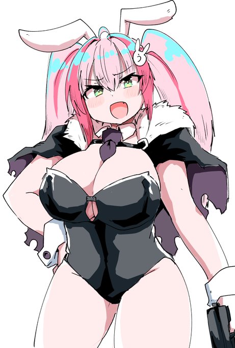 年始に描いたバニーガールちゃん 