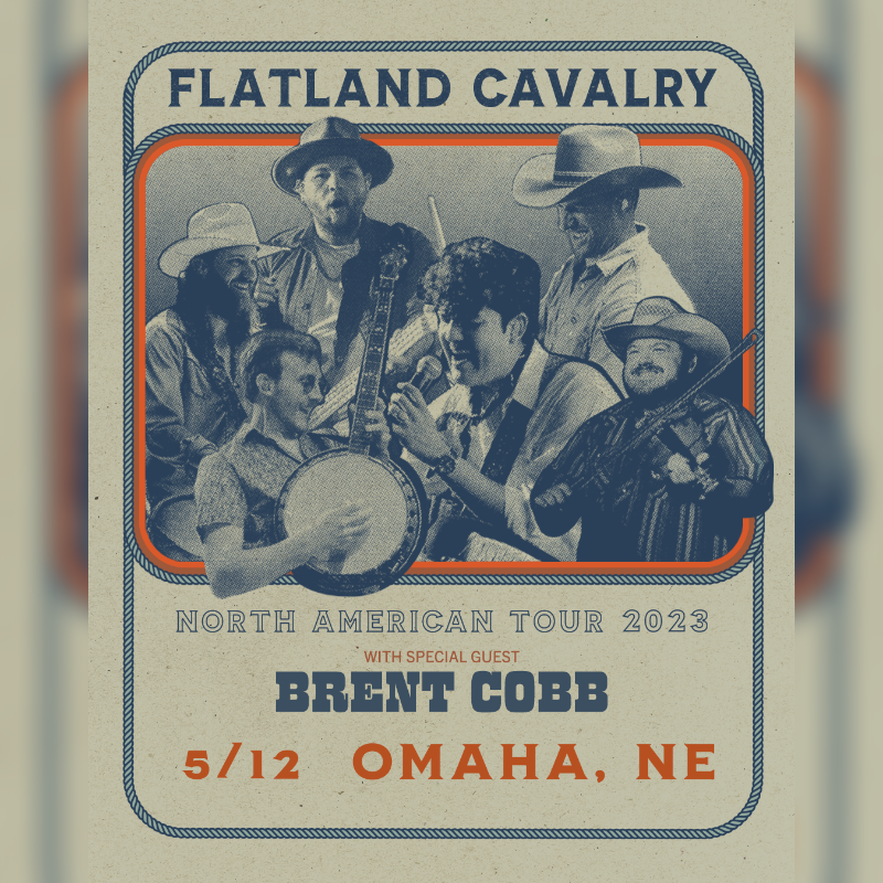 Presale for <a href="/FlatlandCavalry/">Flatland Cavalry</a> at <a href="/TheAdmiralOmaha/">The Admiral Omaha</a> on Friday, May 12th is going on now! Use the code ONEPERCENT now thru Thursday, 1/19 for early access to tickets! ow.ly/LQQ350MtXQK