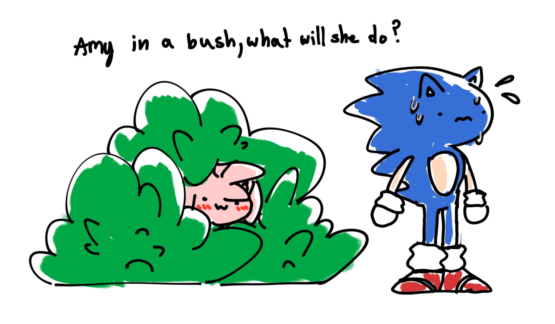 I draw sonic scruncly on X: short sonamy comic #SonAmy