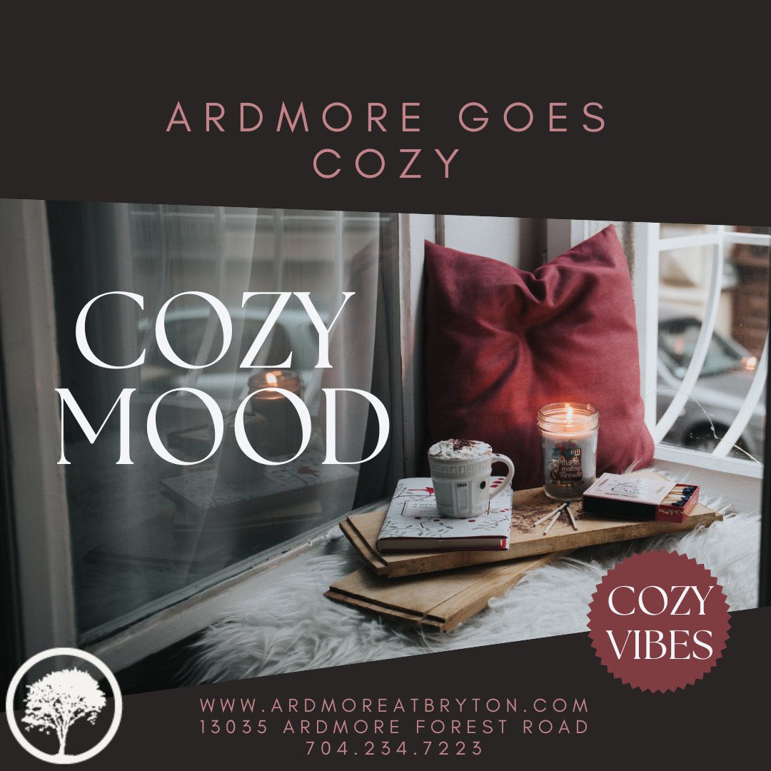 ArdmoreAtBryton's tweet image. Ardmore Goes Cozy! #ComfyCozy#ArdmoreAtBryton#