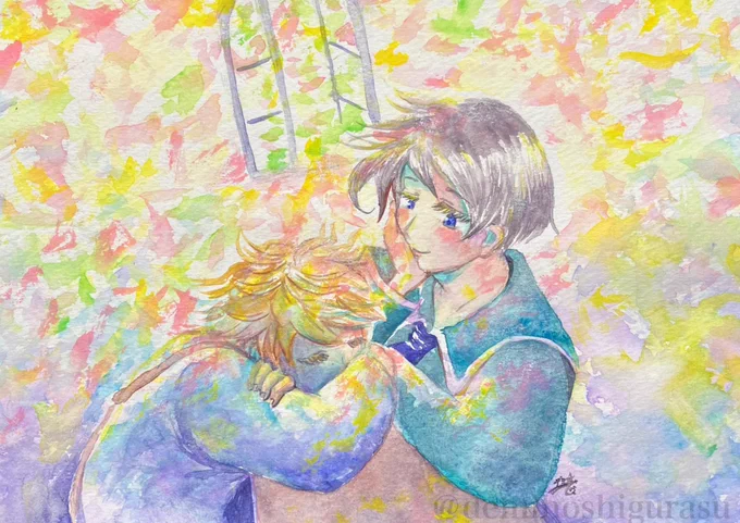 『この気持ちに名前をつけるなら』~MM24時。#透明水彩 #illustration #アナログ絵 