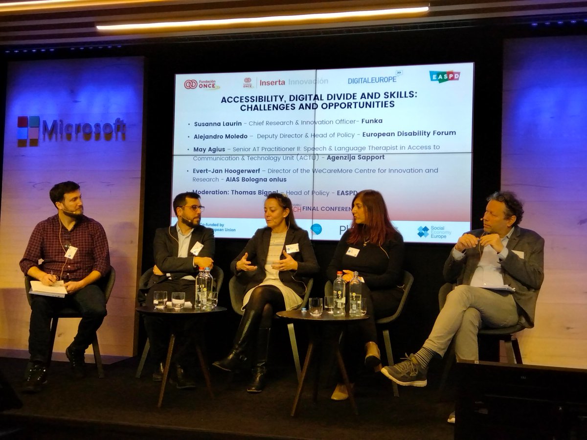 tamaramakoni's tweet image. A key takeaway from #AccessibiliTech: for true #inclusion products need to be accessible by design, not by afterthought. Shout out to great speakers including @FunkaNu, @illario3 and @hminto! #accessibility @MyEDF @EASPD_Brussels @DIGITALEUROPE  @Fundacion_ONCE