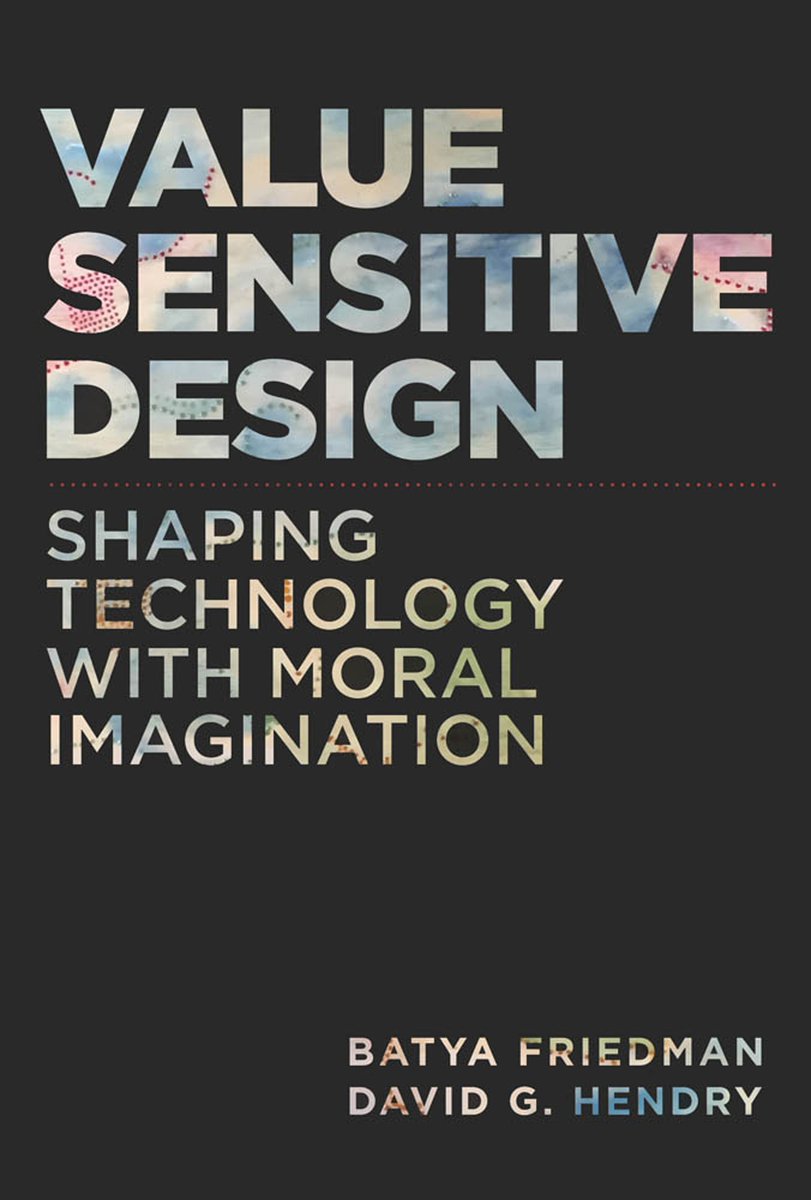 #6 Value Sensitive Design by Batya Friedman and David Hendry.

Solid resource for exploring how to integrate user & community values into requirements gathering. It's basically methods for #InclusiveResearch and #design 

Robustly validated PRACTICAL methods in this one❗️