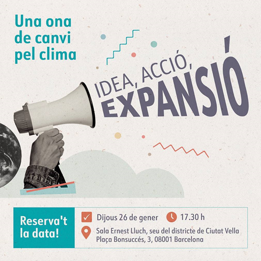 🗓️El 26 de gener #EA26🌱<a href="/BCN_Ecologia/">BCN_Ecologia</a> presenta l’estratègia d’#educacióambiental de Barcelona: el Pla Canviem pel Clima 2030 📣.

Un acte amb 🎭elements teatralitzats i on podreu escoltar els🗣️testimonis del veïnat i molt més!

+ info: ja.cat/InscripcionsPr…