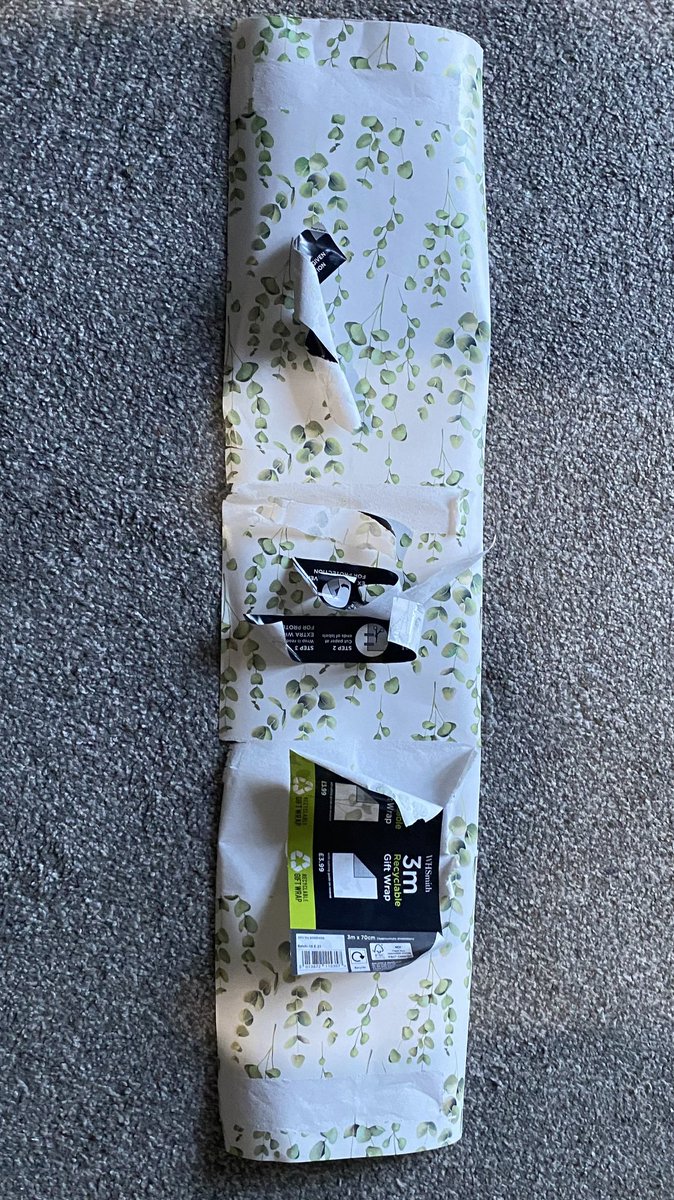 unconditional81's tweet photo. Dear @WHSmith and all other retailers that jumped in this bandwagon #xmas2022, how was all this wasted paper justifiable over the tiny bit of plastic it used to use?! We’re told trees are precious but this is such a waste. #virtuesignalling #savethetrees #totalwaste https://t.co/AMd0LoEMRu