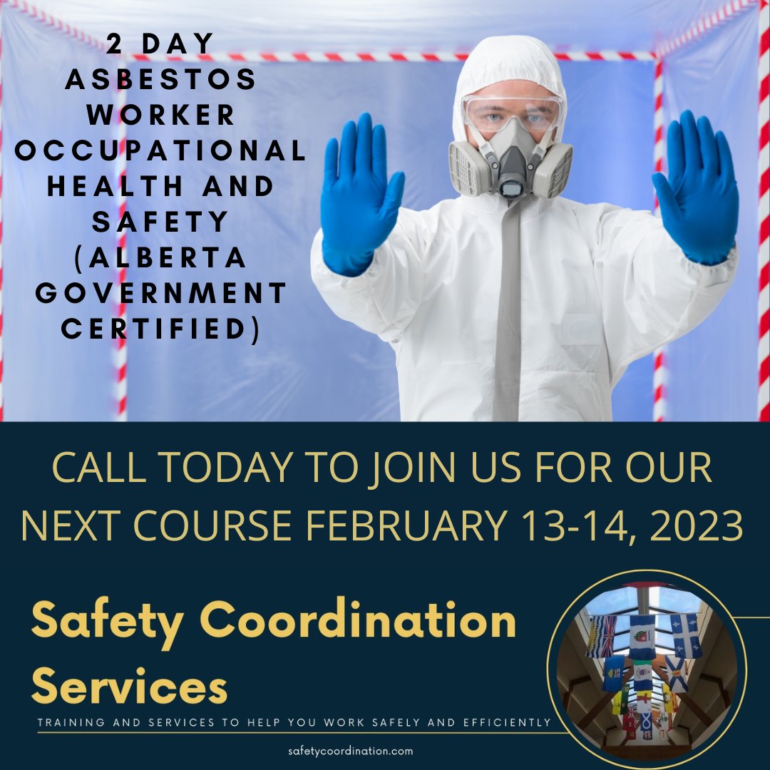 SCSTraining's tweet image. Let us help!

#yeg #edmonton #alberta #training #audit #asbestostraining #asbestos #workforce #safetyfirst #safety #safetytraining #wecanhelp