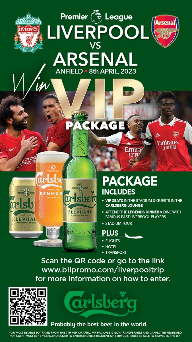 It's that time of year again!  🔥⚽️🍻 Visit bllpromo.com/liverpooltrip for more details on how you can enter to win and watch Liverpool vs Arsenal at Anfield!