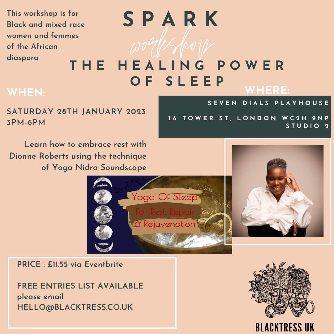 blacktress_uk's tweet photo. Welcome to the beginning of the year with this SPARK ⚡️workshop lead by Dionne Roberts @declogbodymind
We ran this workshop a few years ago and wanted to bring it back as soo many of us are still navigating last years burn out.
When :Saturday 28th January 2023
Time: 3pm - 6pm https://t.co/TEPQ140Upj