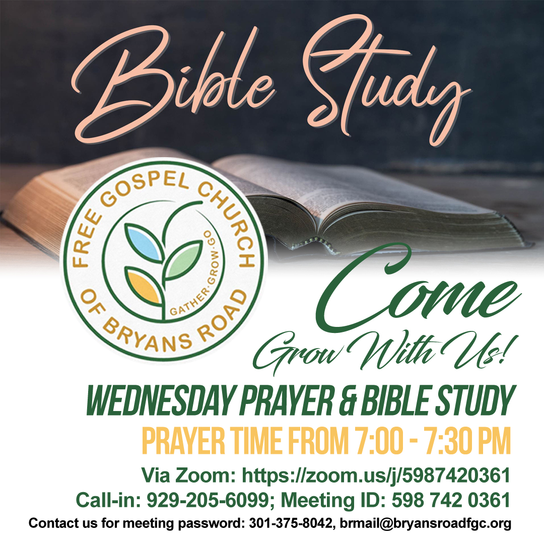 BryansRoadFGC's tweet photo. Don't forget to join us for Bible Study this evening at 7pm, as we continue our series on Wisdom. https://t.co/35cJBYbczo