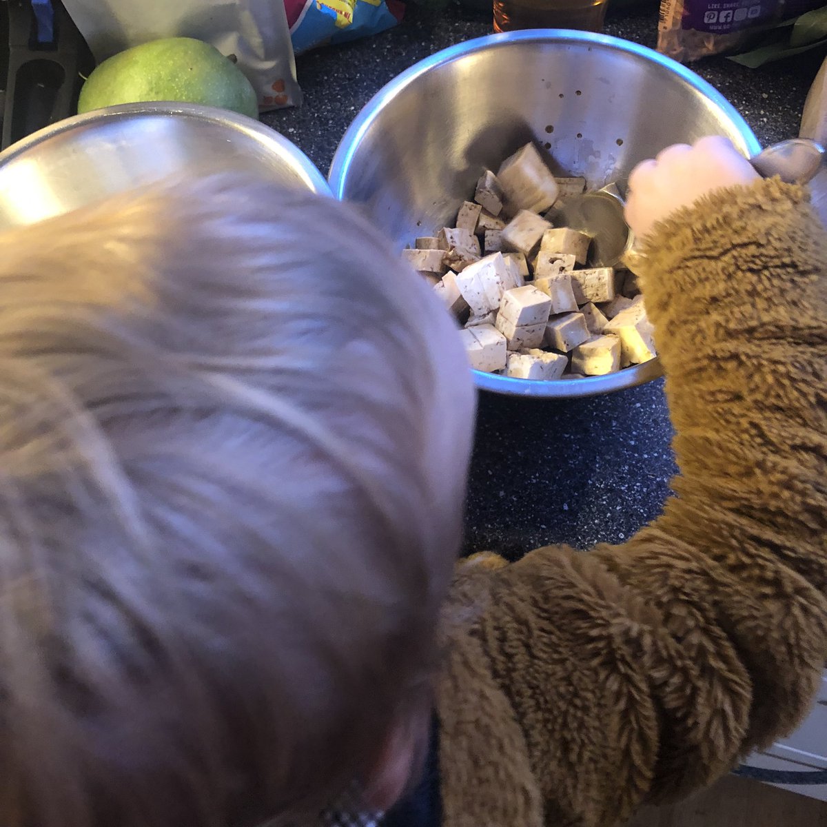 terharmsel's tweet photo. Koken met #dwarrel “die ook roerjen? Die ook pan?” https://t.co/Jit6biSsMp