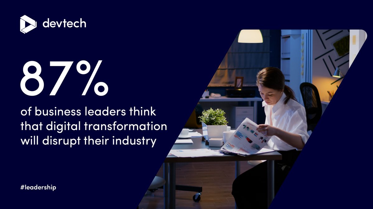 devtechgroup's tweet photo. 🚀 Companies leading the way in digital transformation are growing 2X as fast as those that aren't. (Valoir Survey)
🔧 Refactor, rearchitect, and modernize your software solutions
✔ Reach out: https://t.co/jUpk2g6IXl

#digitaltransformation #softwaredevelopment #cloudnative https://t.co/vE772g4XUe