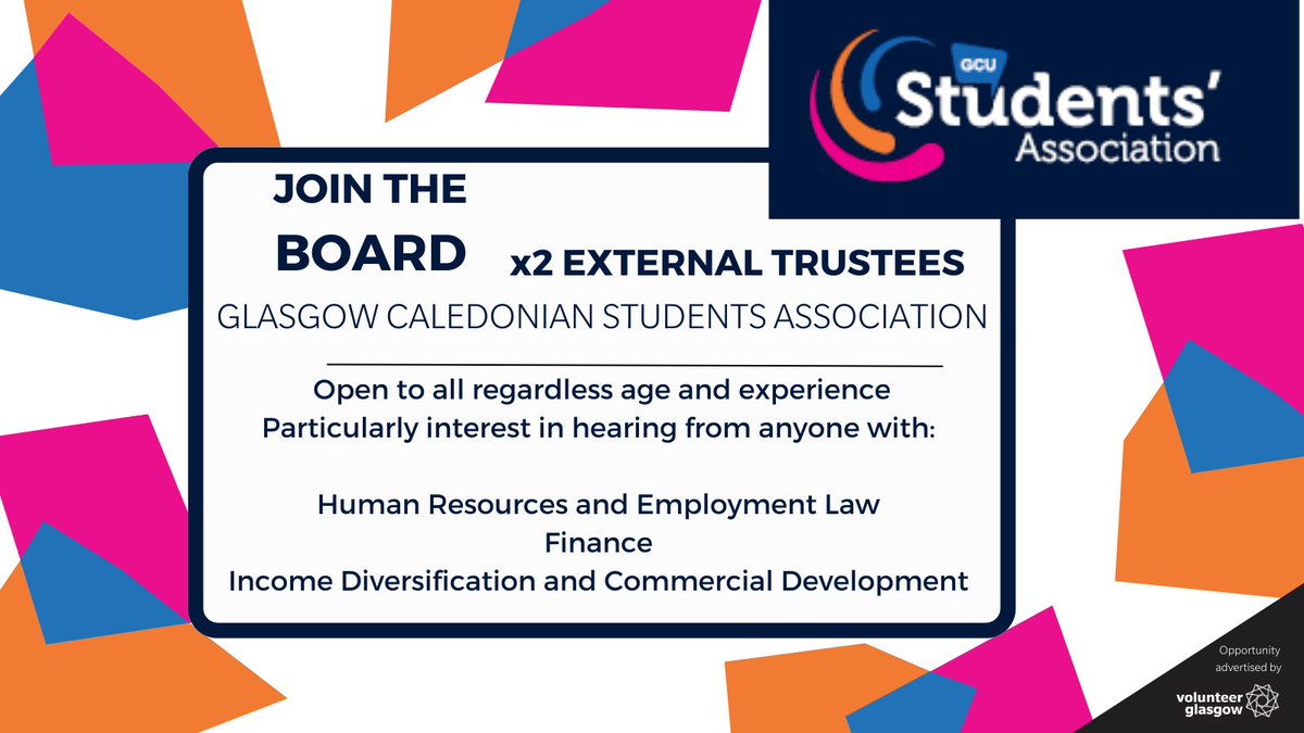 Are you... a Strategic Thinker? Creative? Willingness to share your ideas? Join the Board at @GCUstudents; open to all, particularly to those with experience in specific working areas. Read more here: bit.ly/3GT7ZJE