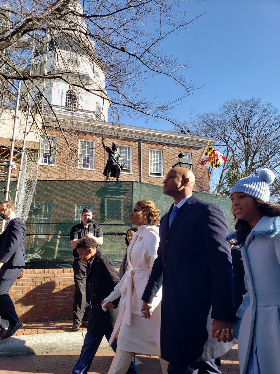 We begin our walk to government house to start Maryland's next chapter.