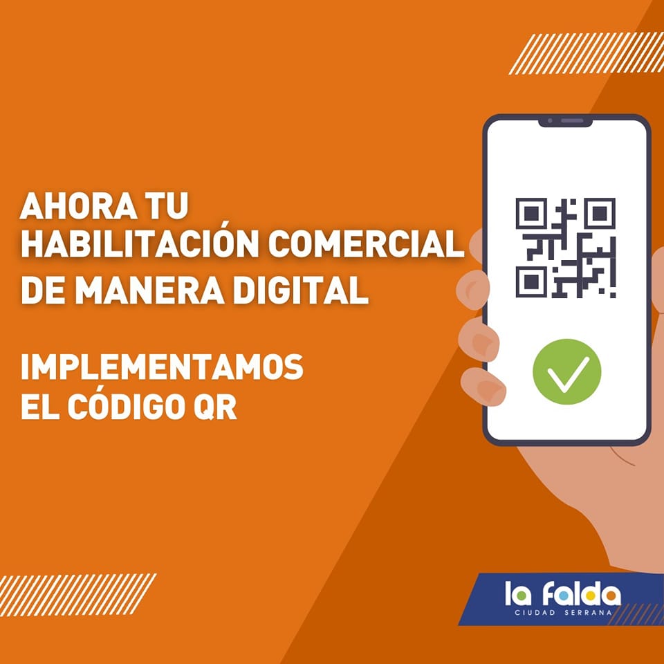 ✔️La Municipalidad de la Falda ya comenzó a implementar un sistema de Código QR para que los comercios de nuestra ciudad renueven su habilitación. 

Más información en: bit.ly/3HeFQOM
