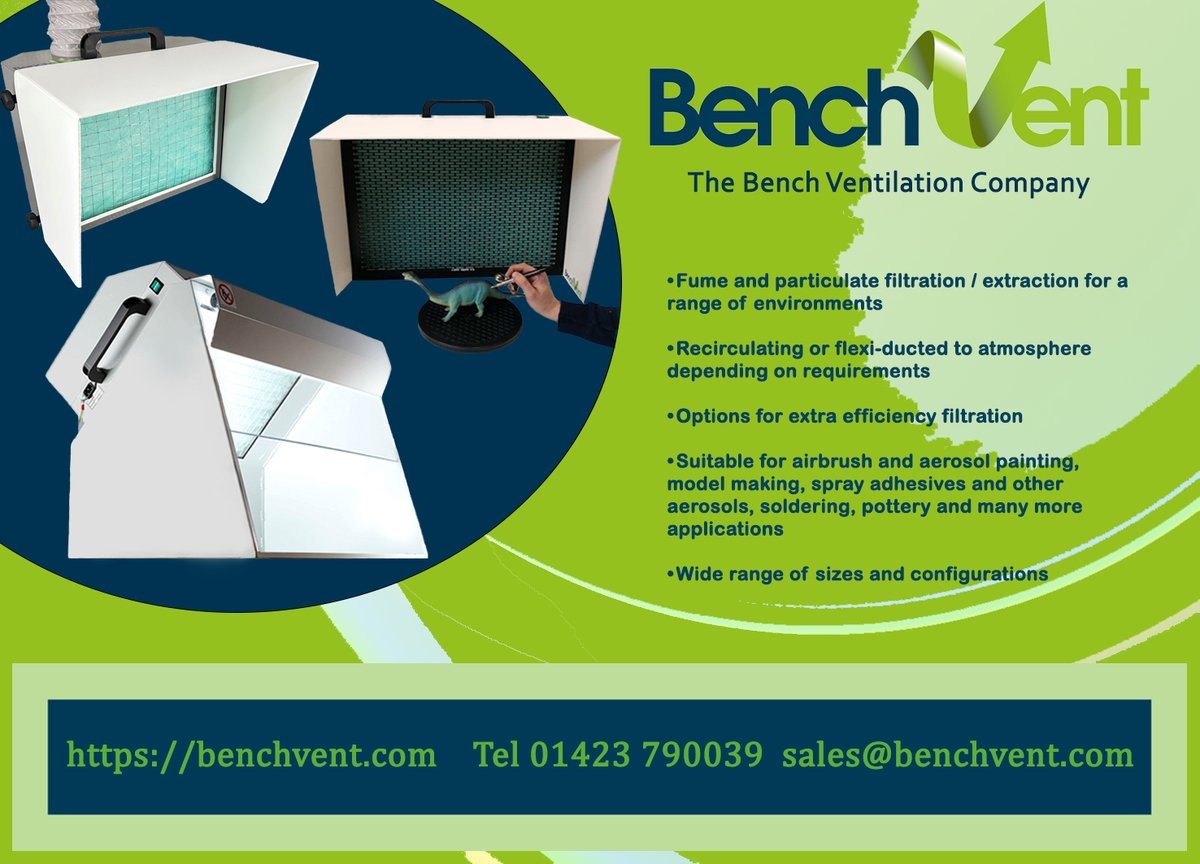 BenchVent's tweet photo. #spraybooth #airbrushing #extraction #airfiltration #hse https://t.co/aNzFeIuqZC
