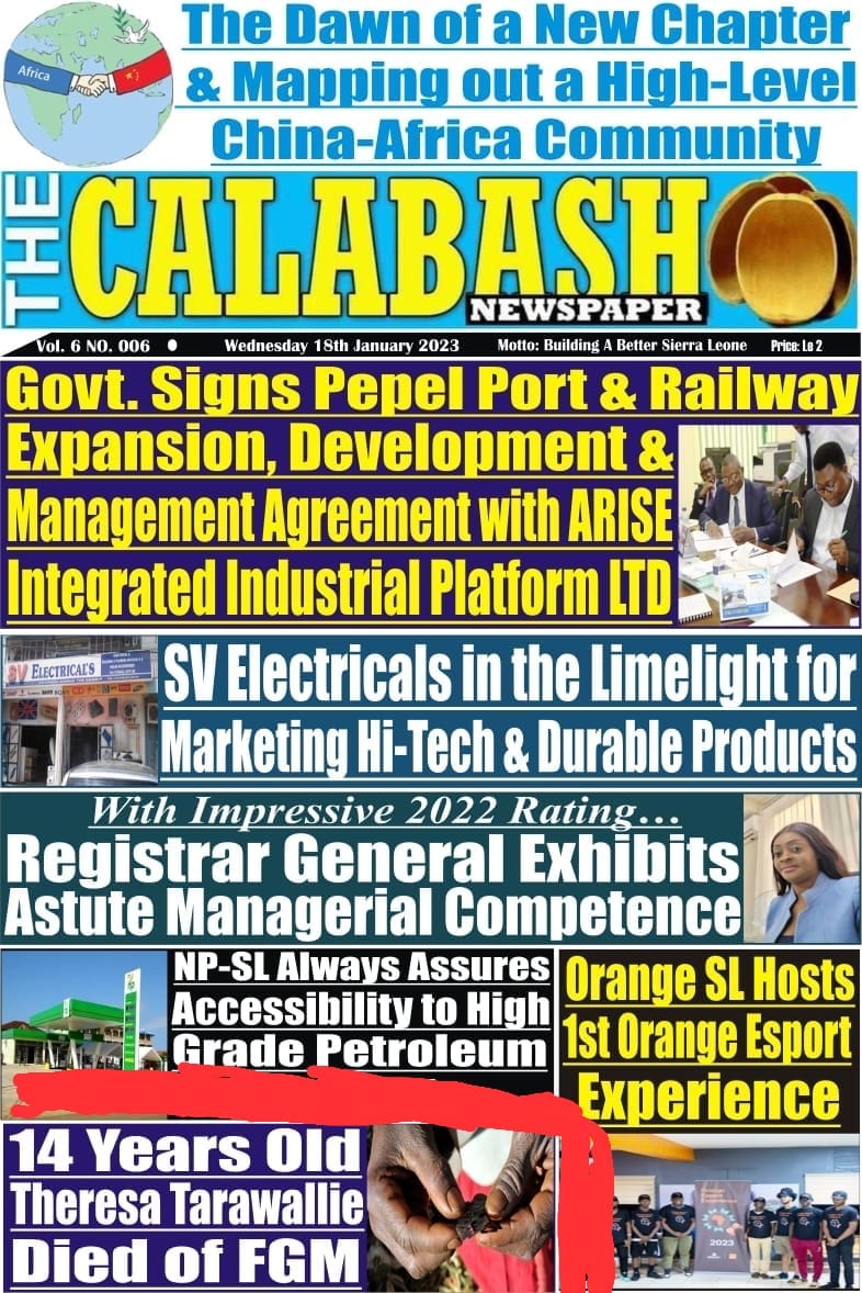 Last week we got a message that a 14 years old JSS3 girl, Theresa Tarawalie from Kono District lost her life after undergoing FGM. On Friday, her remains were brought to Freetown to do an autopsy or post-mortem.........