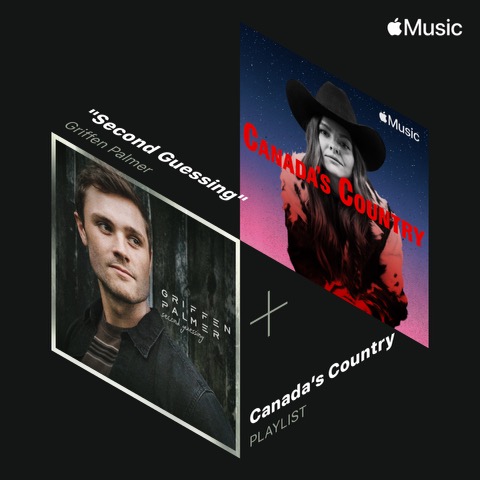 griffenpalmer's tweet photo. Thanks @AppleMusic ๐ #SecondGuessing is streaming now on #CanadasCountry
Listen here: https://t.co/C1VfVOD6Ll https://t.co/H9Ds8ljO40