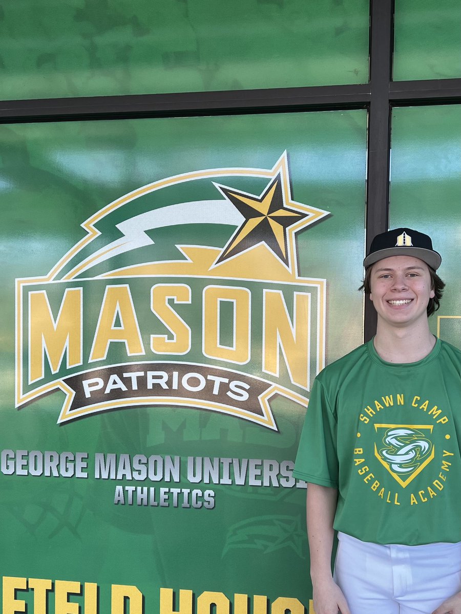 Thank you so much <a href="/MasonBaseball/">George Mason Baseball</a> for the awesome camp this weekend. I had a good time and learned a lot. Great coaching staff there. Great being able to interact with all the coaches there!
