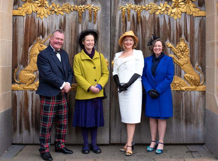 univofstandrews's tweet photo. Four members of staff received honours from the Princess Royal today 🎖Congratulations!

🙌 Stephen Stewart MBE @SaintsSport 
🙌 Dr Isobel Falconer MBE @StA_Maths_Stats 
🙌 Dr Maggie Ellis MBE @st_psy 
🙌 Claire Lavelle MBE Student Services 

https://t.co/N9gslkQSu0

#EverToExcel https://t.co/xZUJqSv2Io