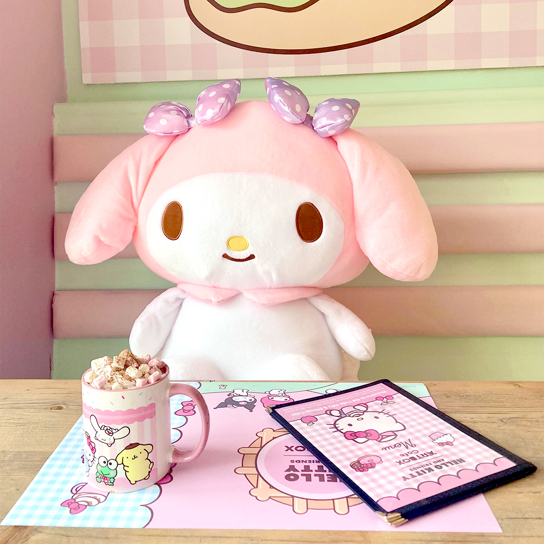 artbox_cafe's tweet image. ... But it looks like she couldn't resist popping in to #ARTBOXCafe for a cheeky birthday hot chocolate too!! ...👀🤭

[part 2] #MyMelody