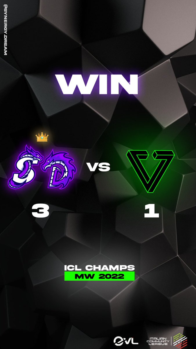 Grande vittoria decisiva della nostra prima squadra nell'ultima amichevole di qualificazione valevole per un posto in winner bracket contro i <a href="/VECTOR__Esports/">VECTOR eSports</a> .

Players : 
<a href="/4r_Lion_/">Lion</a> 
<a href="/T2PDante/">Dante</a> 
Scythe

Congratulazioni a @perseting2 per l'MVP del match