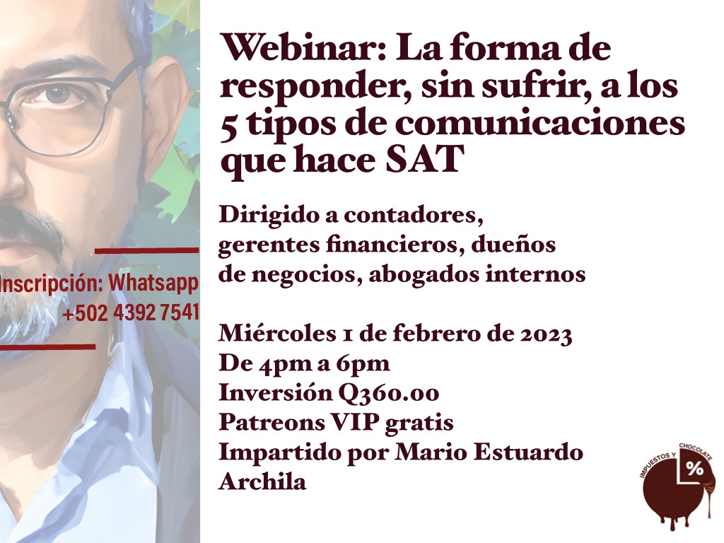 ¡Aprendamos cómo responder a SAT sin morir en el intento! 🤩

Mario es pilísimas para estos temas, así que seguro obtendremos información clave 👌👌

Inscripciones al Whatsapp 4392 7541