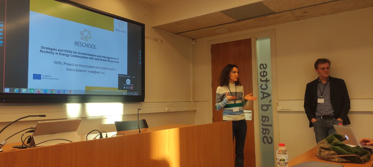 eXiT_UdG's tweet photo. To conclude today, the ESCI (@SciComms) partner presents WP6: communication, Dissemination & Networking of the #RESCHOOL project.
https://t.co/0DdUZB3qag
#HorizonEurope #renewableenergy #EnergyCommunities @cinea_eu @cleanenergy_eu https://t.co/WukDkV3rfh