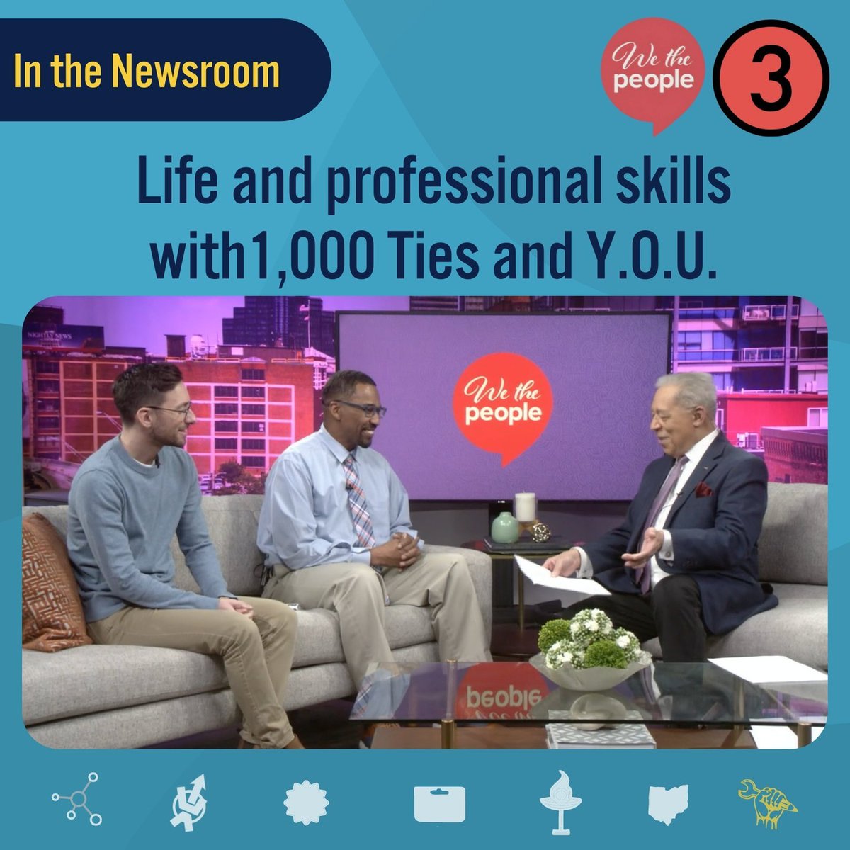YAOP_Outreach's tweet photo. The segment we shot with Leon Bibb and 1,000 Ties is now LIVE on the WKYC website! Watch the segment by clicking the #linkinourbio and we'll see Y.O.U. on February 18th at the 1,000 Ties event! #youcle https://t.co/B1xd6UGtfE