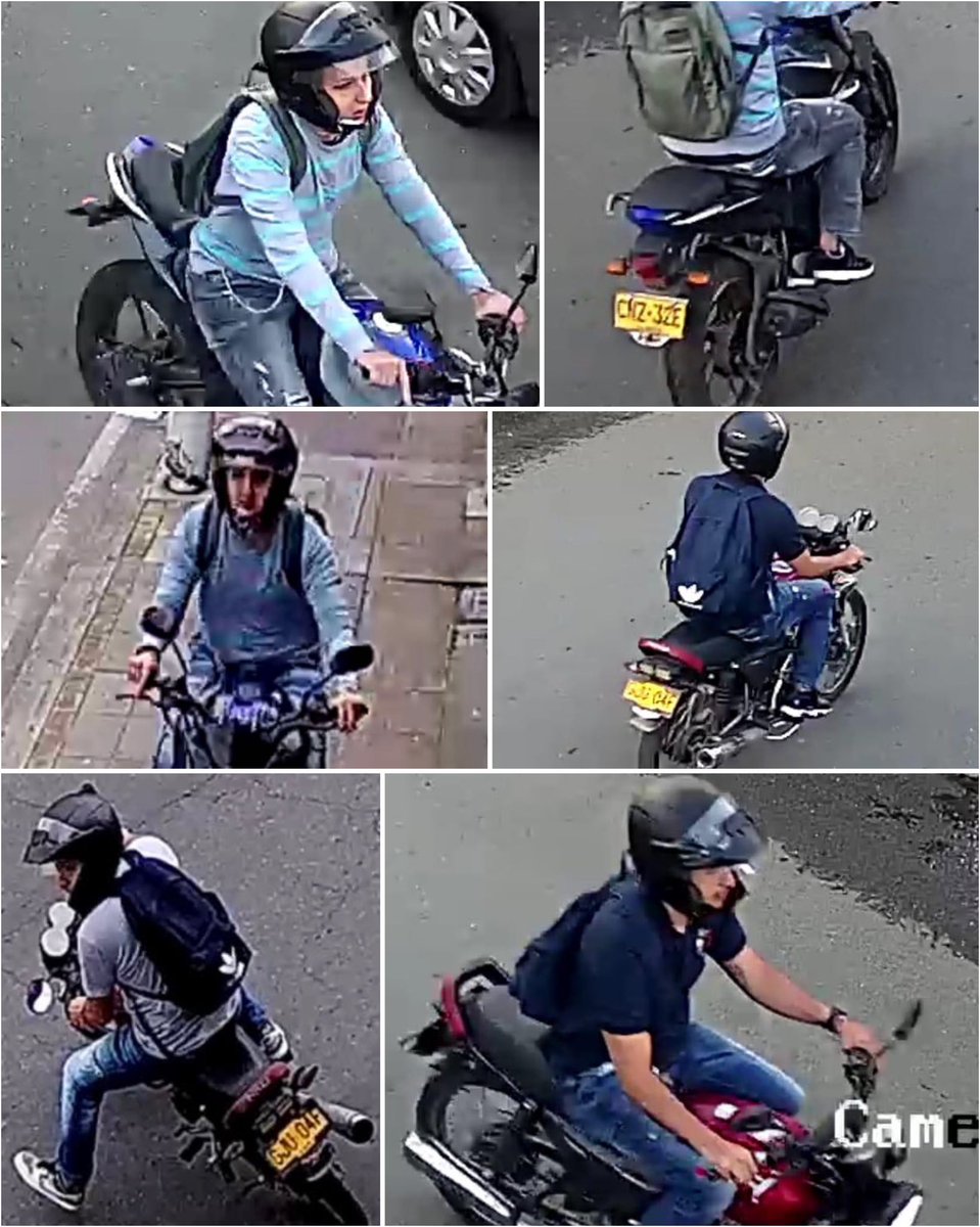 quepasaencalive's tweet photo. IDENTIFIQUELOS⚠️
Este par de sujetos andan desatados robando por todo Cali. Ayer cometieron al menos 4 robos, la mayoría fueron celulares. Cámaras de seguridad grabaron los hechos. 

Las autoridades los tienen en la mira. https://t.co/k66xKcyXhE