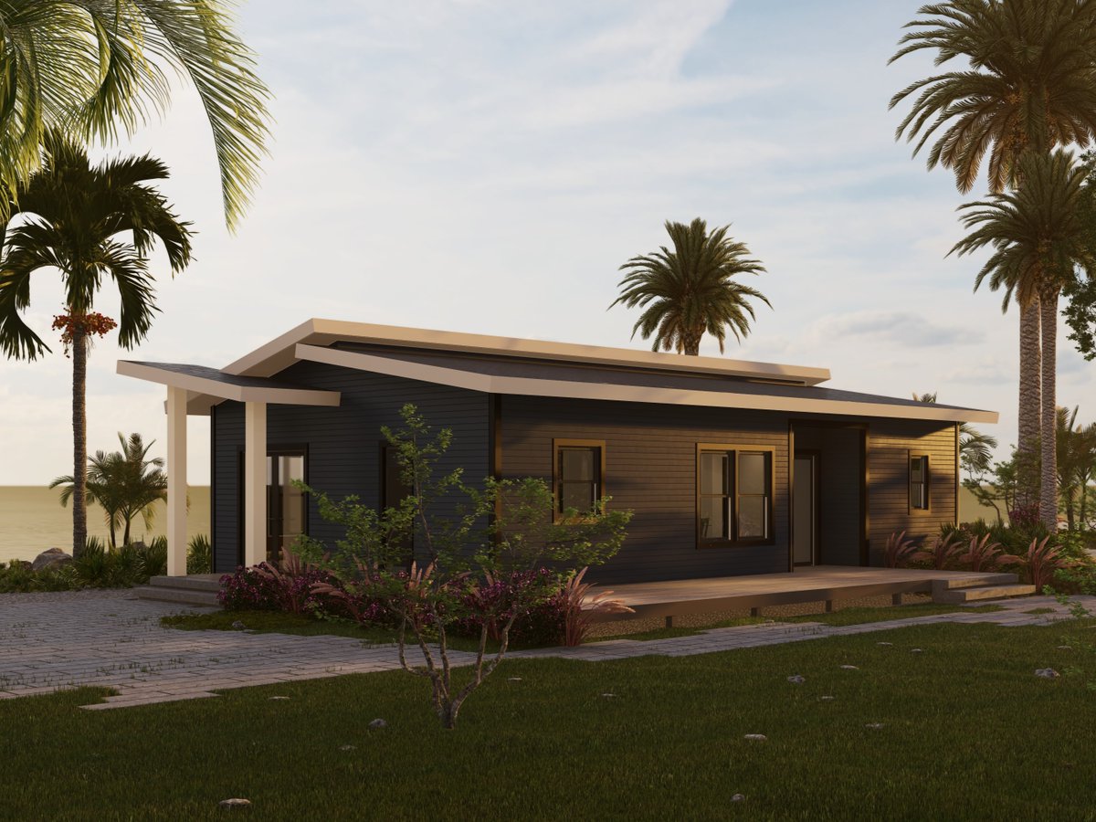 Our #GreenLuxHome Model 24 can be described as nothing less than luxury in a small package. 988 square feet in whatever location you call home! 

#S2AModular #Modular #Construction #Future #Sustainability