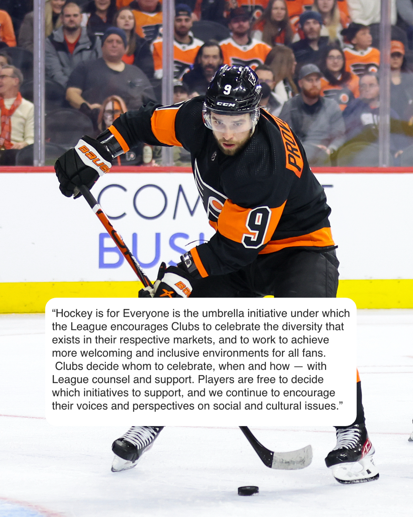 Flyers' Ivan Provorov declines to wear Pride-themed jersey