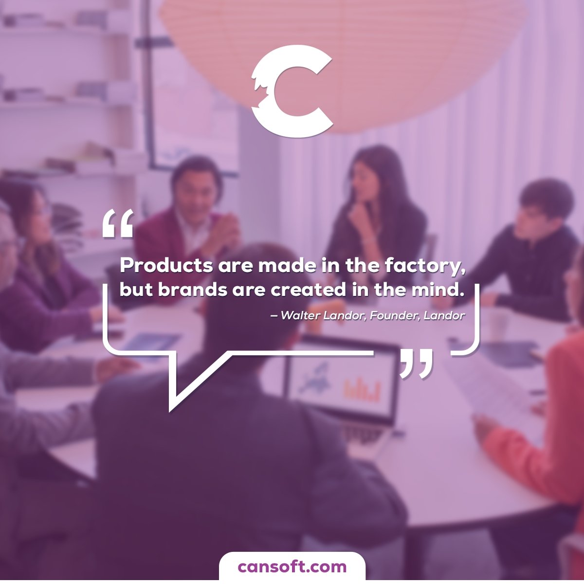 “Products are made in the factory, but brands are created in the mind.” — Walter Landor, Founder, Landor

#branding #branding #brandingidea #brandingideas #businessbranding #businessbranding #businessbrands #businessbrand